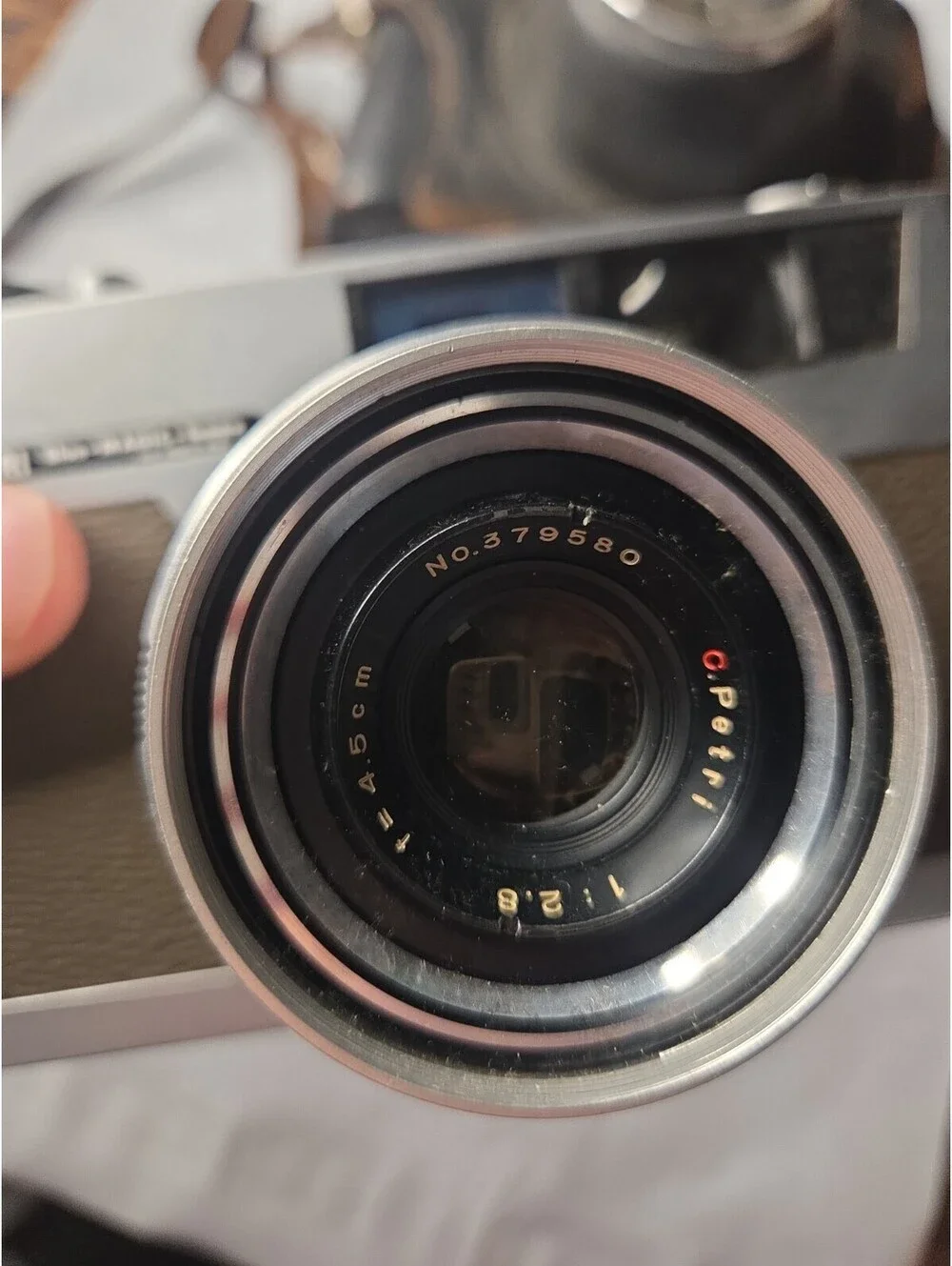 PETRI V Blue-MAGIC-Scope 35mm FILM Camera Vintage RARE MODEL